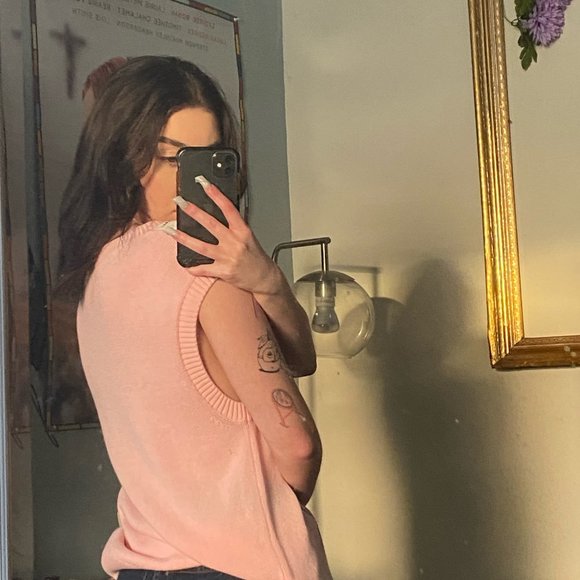 iets frans… Argyle Boyfriend Sweater Vest - Picture 3 of 4